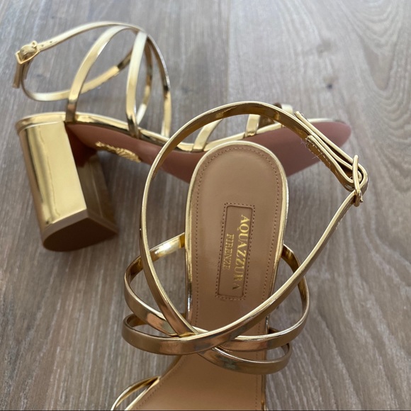 *SOLD* NIB Aquazzura “Gin” Block Sandals - Picture 6 of 8